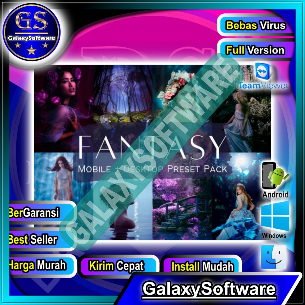 CreativeMarket – 50 Fantasy Lightroom Presets & LUTs - GalaxySoftware