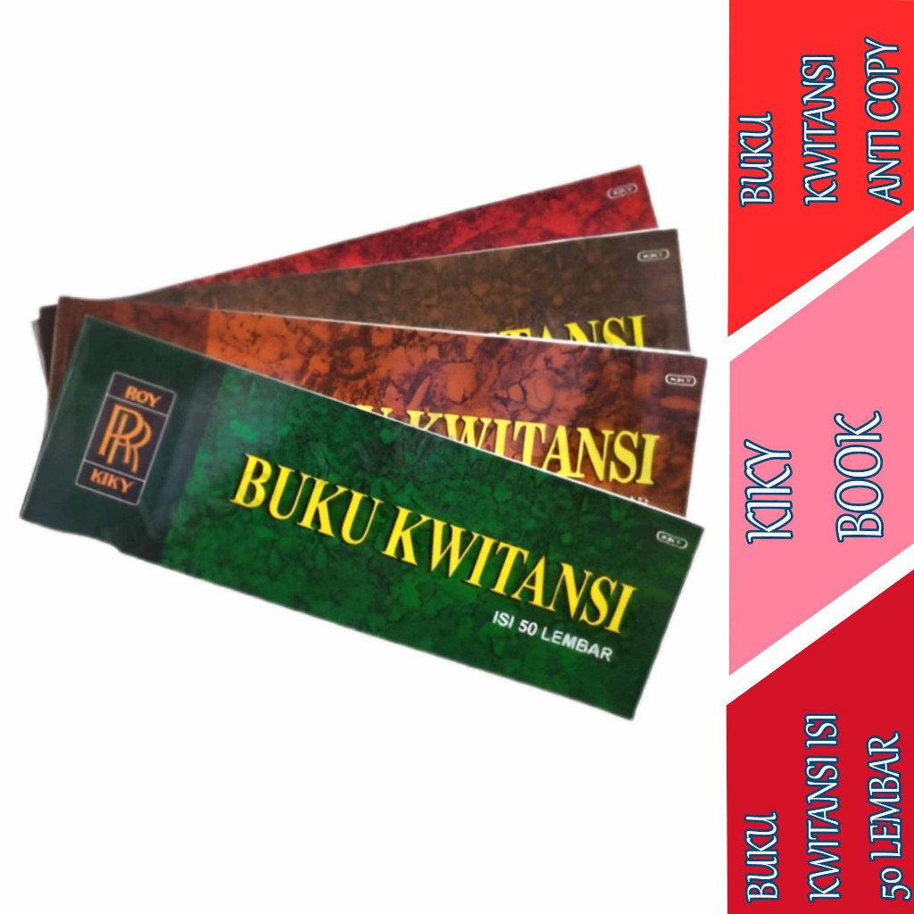 

Buku Kwitansi Dengan Fitur Pengaman & Anti Copy - Kiky - Buku Kwitansi - 1pcs