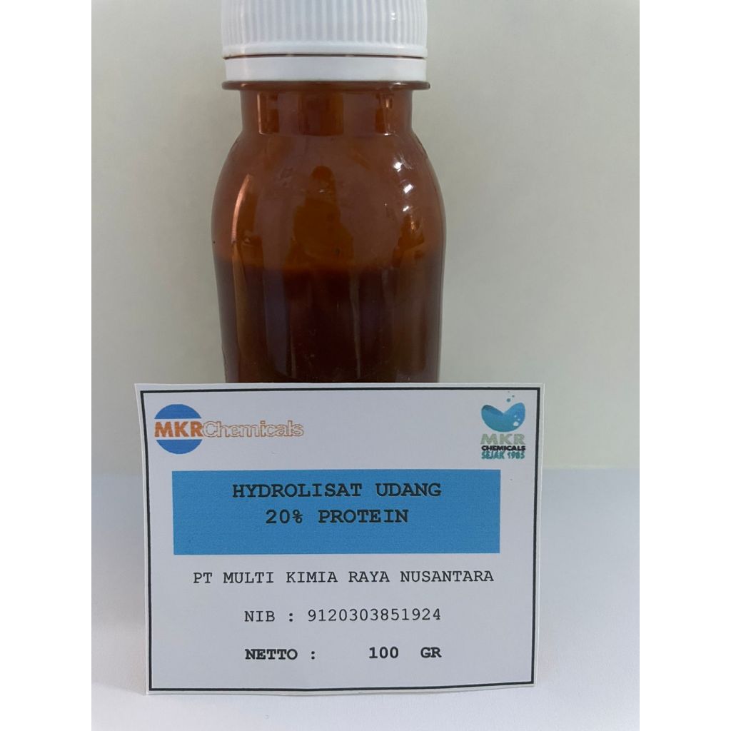 

HYDROLISAT UDANG 20% PROTEIN - 100GRAM