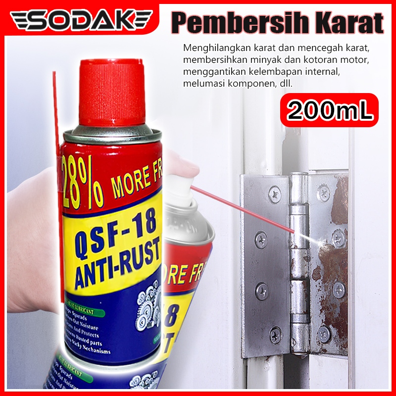 Pembersih Karat 200ML / Cairan Pembersih Karat / Penghilang Semprot Anti Karat / Cairan Pelumas