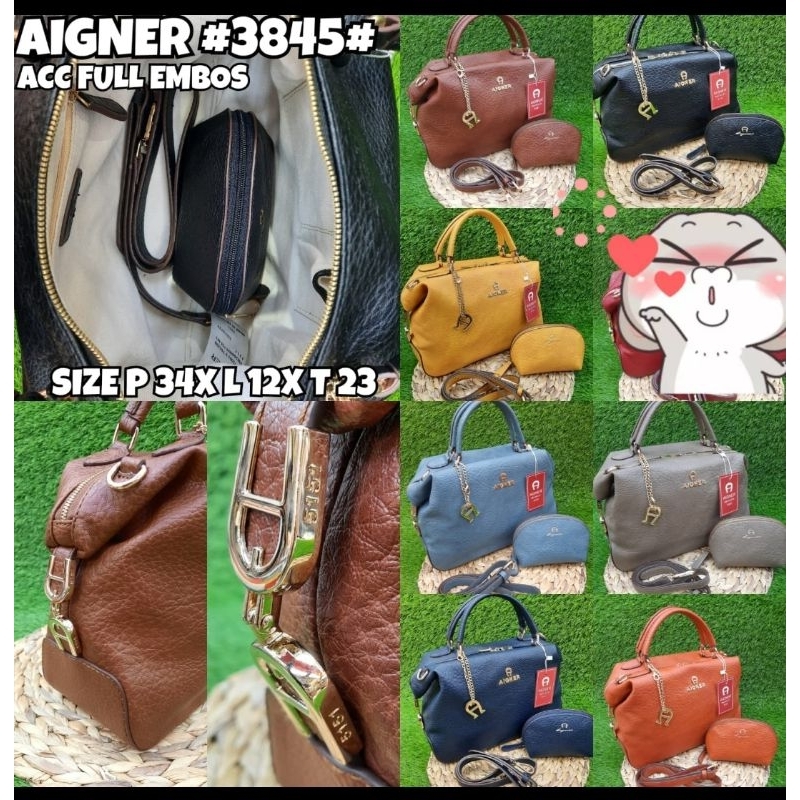 Aigner Tas Kulit Acc Full Embos