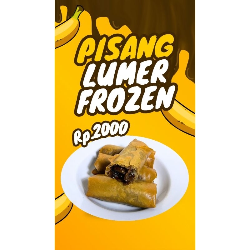 

pisang cokelat lumer Frozen