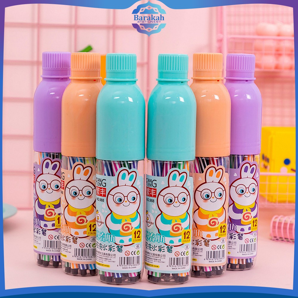 

Spidol Marker Warna Pena Kuas Menggambar Kerajinan Alat Tulis Kantor Sekolah / Spidol Warna Warni Alat Lukis Marker Pen Spidol Warna Alat Tulis Anak Barakah Stationery A63