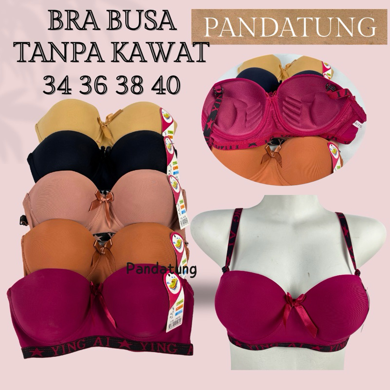 Bra sport BH wanita perempuan dewasa cewek remaja kawat busa tebal size cup b C ukuran 34 36 38 40 p