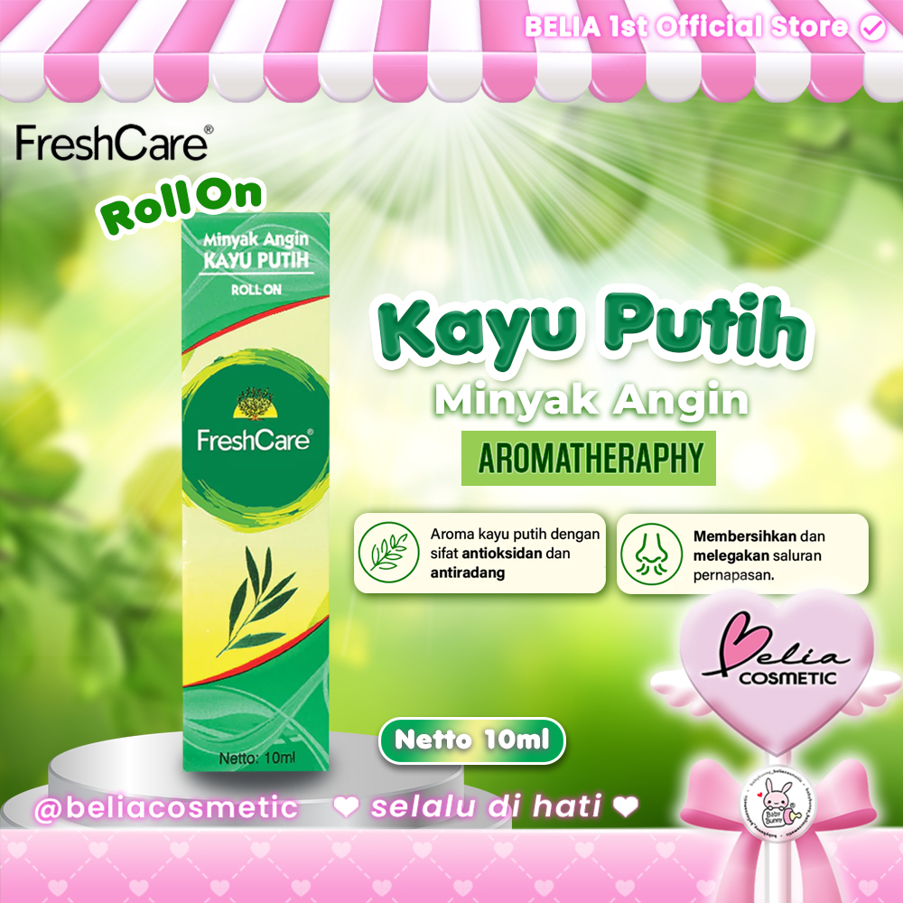 ❤ BELIA ❤ FreshCare Kayu Putih 10ml | Minyak Angin Aromaterapi Penghangat Tubuh