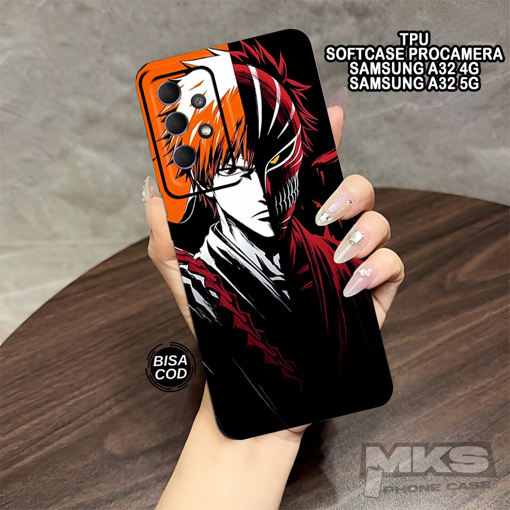 Case SAMSUNG A32 - Motif BLEACH - Kesing Handphone - Softcase SAMSUNG A32 - Kesing HP SAMSUNG