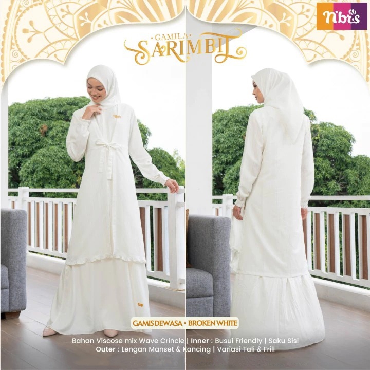 Nibras Sarimbit Gamis Gamila Fashion Muslim Nibras Gamis Wanita