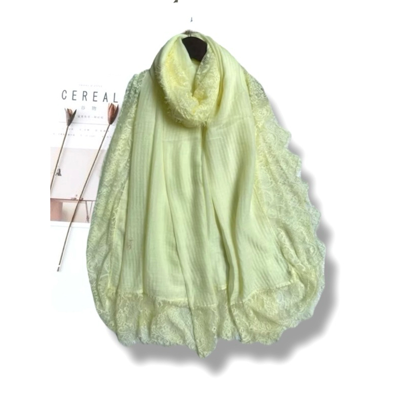 NEW  PASHMINA HIJAB RENDA ARABIAN / PASMINA IMPORT MURAH / PASHMINA PREMIUM