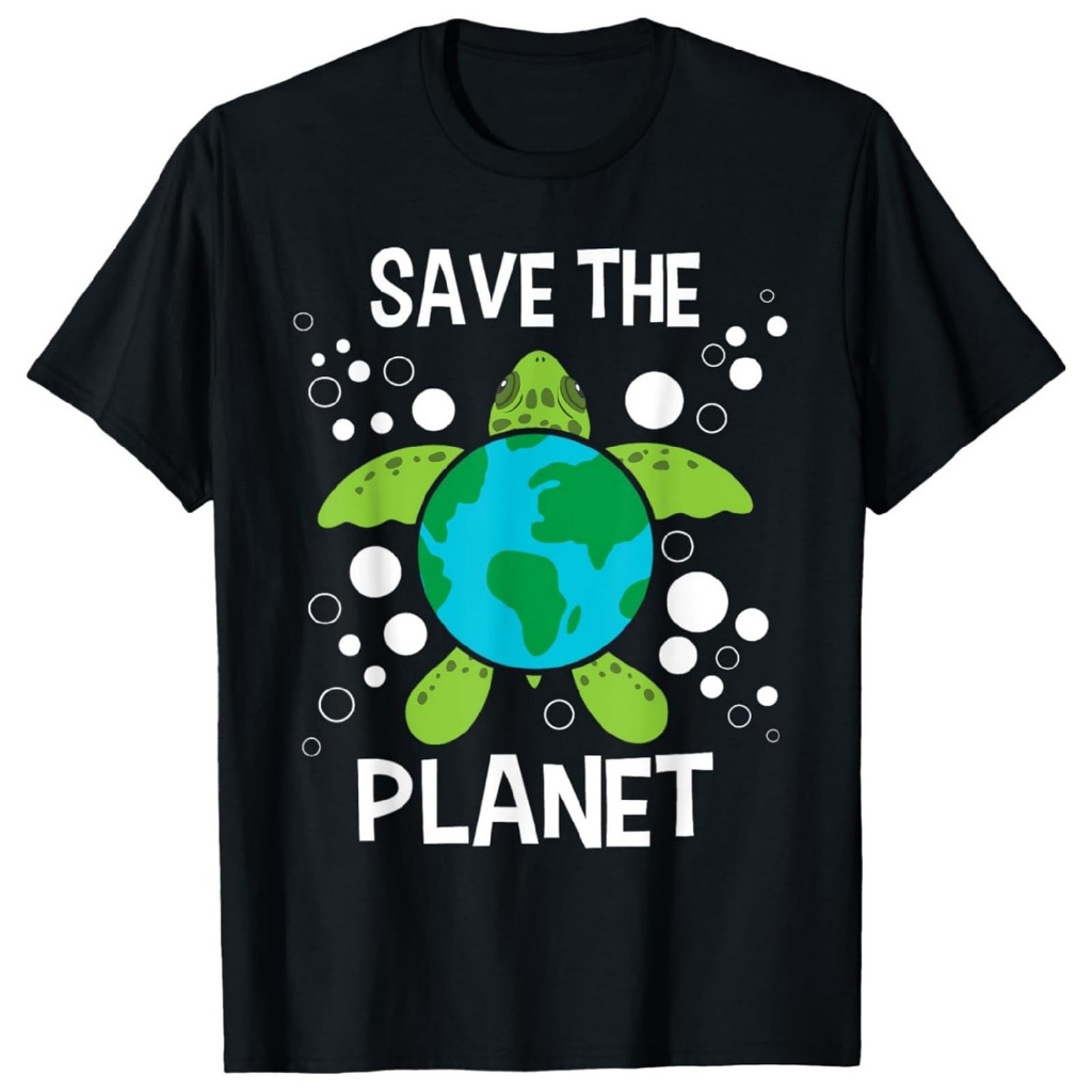 Selamatkan Planet - Kaos Perlindungan Lingkungan Hari Bumi tentang Iklim