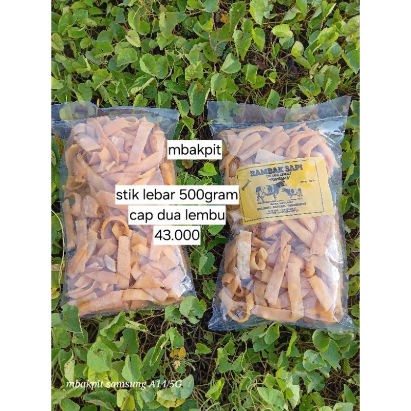 

KRECEK RAMBAK CAP 2 LEMBU 500 GRAM