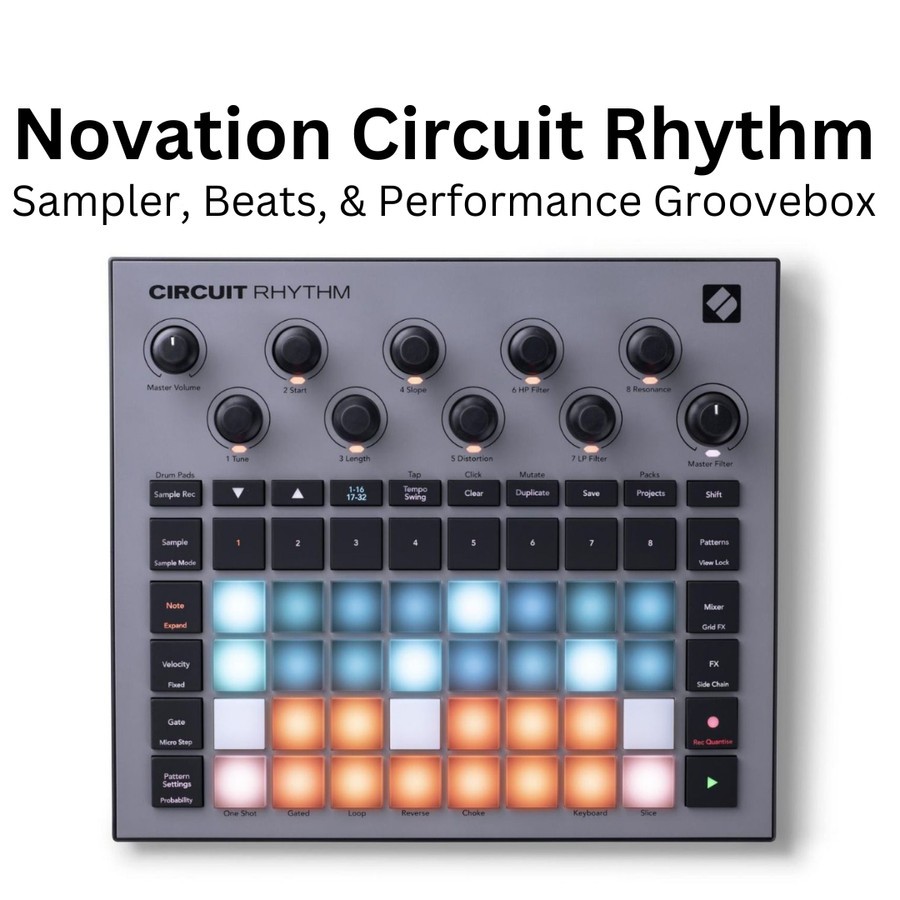 Novation Circuit Rhythm - Sampler, Beats, & Performance Groovebox