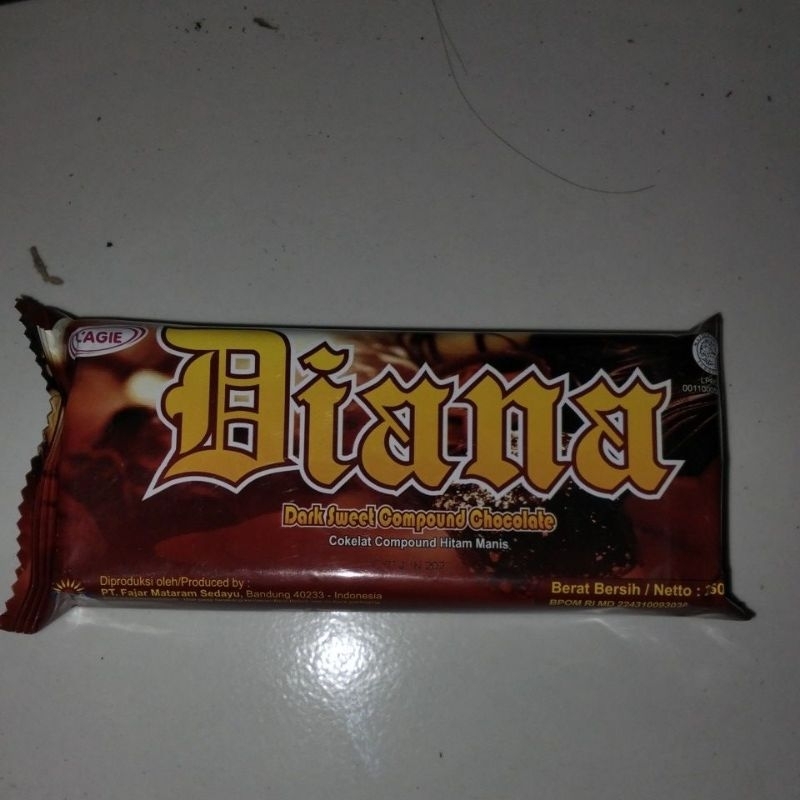 

Cokelat Diana Dark Sweet Compoud Chocolate 250g