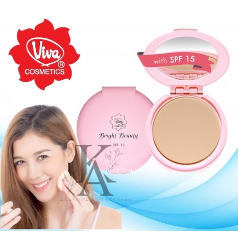 VIVA Bright Beauty Compact Powder with  - Bedak Padat