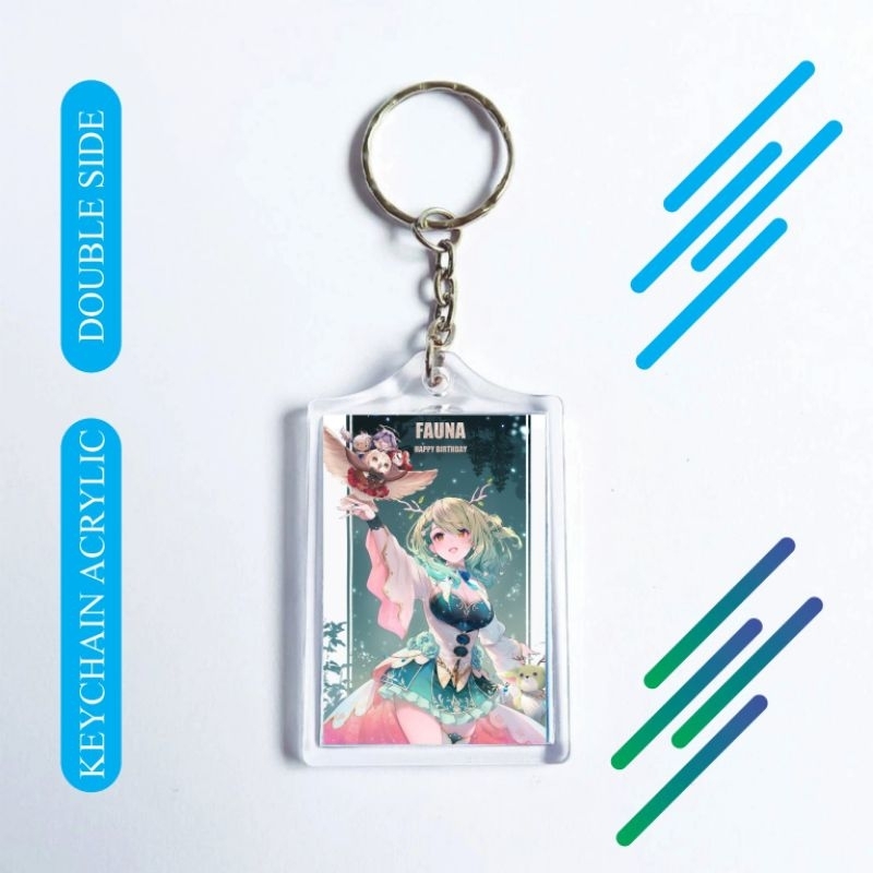 SIAP KIRIM Gantungan Kunci VTuber Hololive Ceres Fauna Keychain VTuber Hololive Ceres Fauna