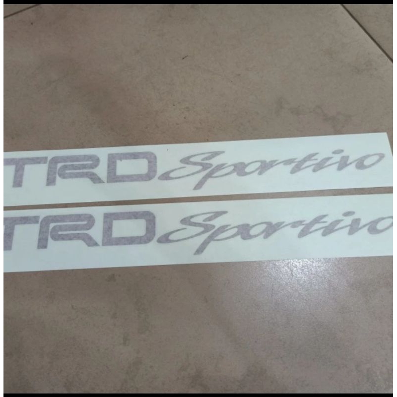 Stiker TRD Sportivo Hitam / Rush 2019-2021 Yaris 2019-2021 original