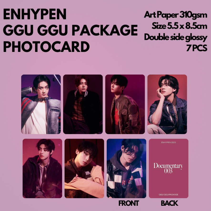 [KUKIRA] Photocard Enhypen Ggu Ggu Package 2025