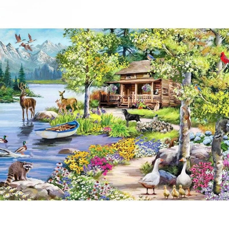 Cross Stitch Bunga Pola Kain Kristik bunga set, kristik modern paket, kristik orchid paket, cross st