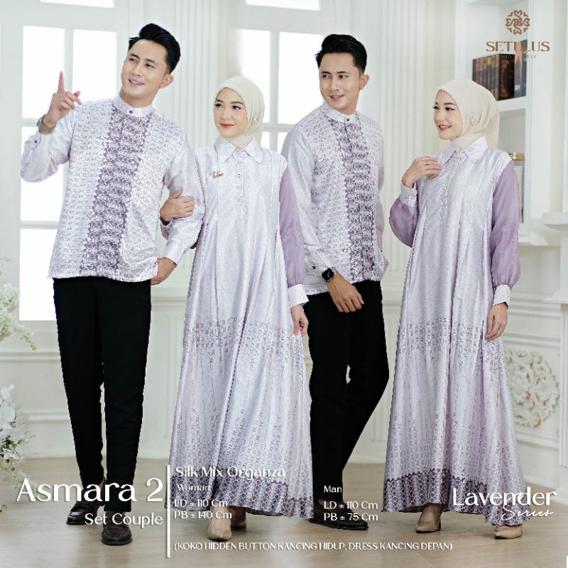 Asmara Set Couple Sarimbit Terbaru Eid Series 2025 by Tulus Signature