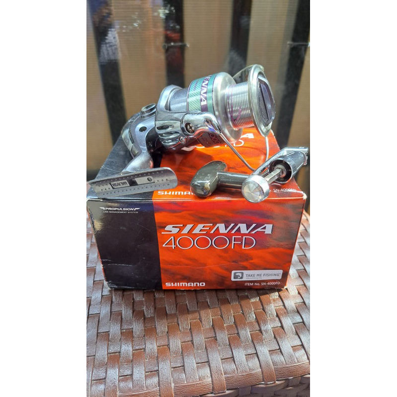 Reel Shimano Sienna 4000 FD Second, Full Original (Box Ada)