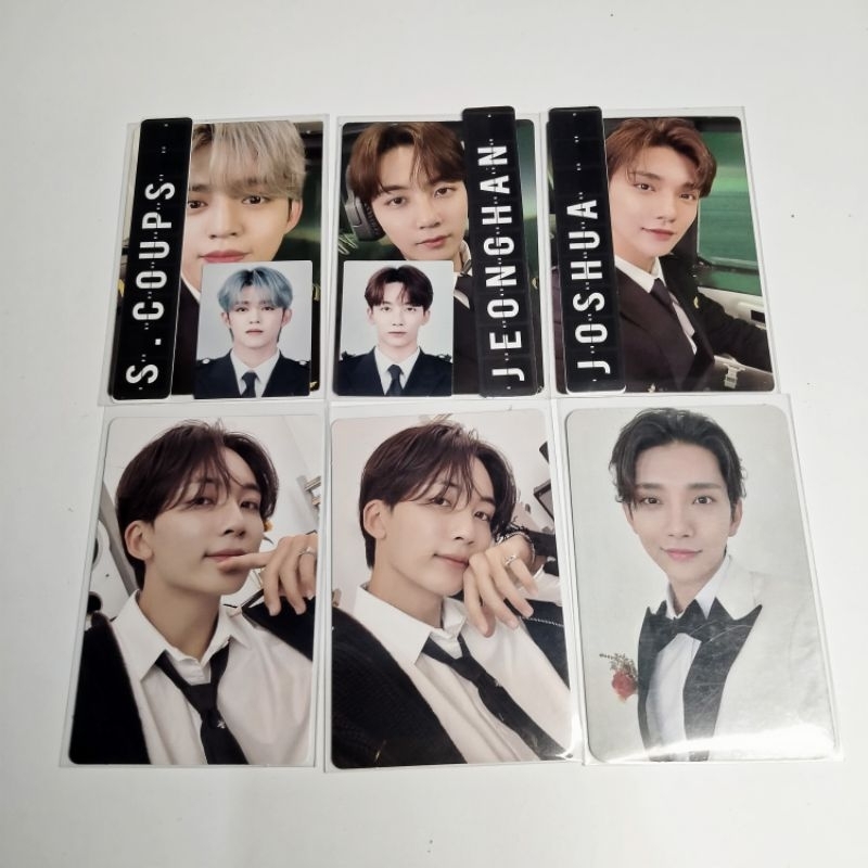 photocard rpc scoups jeonghan joshua best album right here hear ver fml carver pilot set