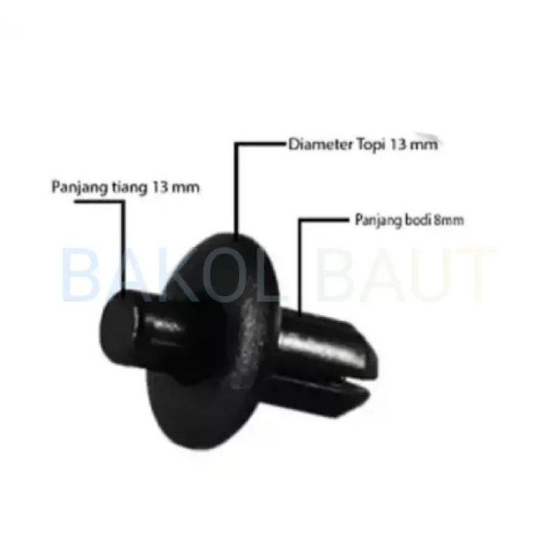 Baut Kancing NMAX / Klip plastik rived body Yamaha Nmax