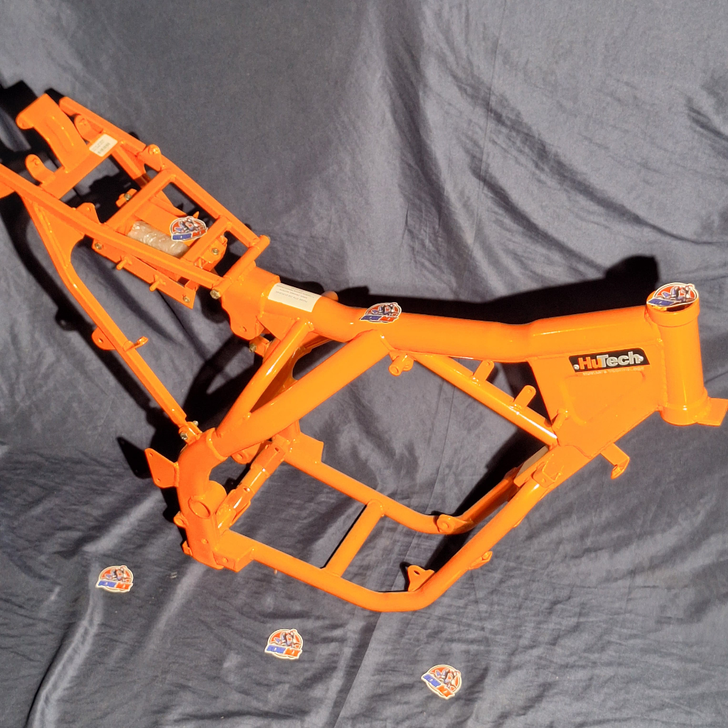 HUTECH Rangka frame KTM 250 2017 PNP mesin NINJA orange dan hitam untuk body set KTM 250 2017