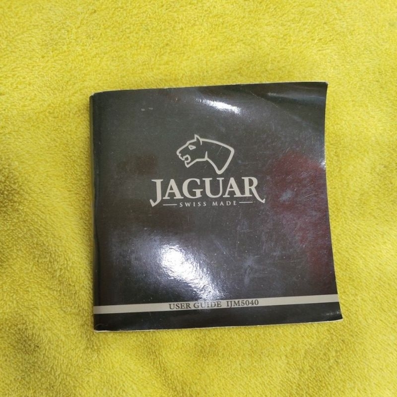 buku user guide jam jaguar original