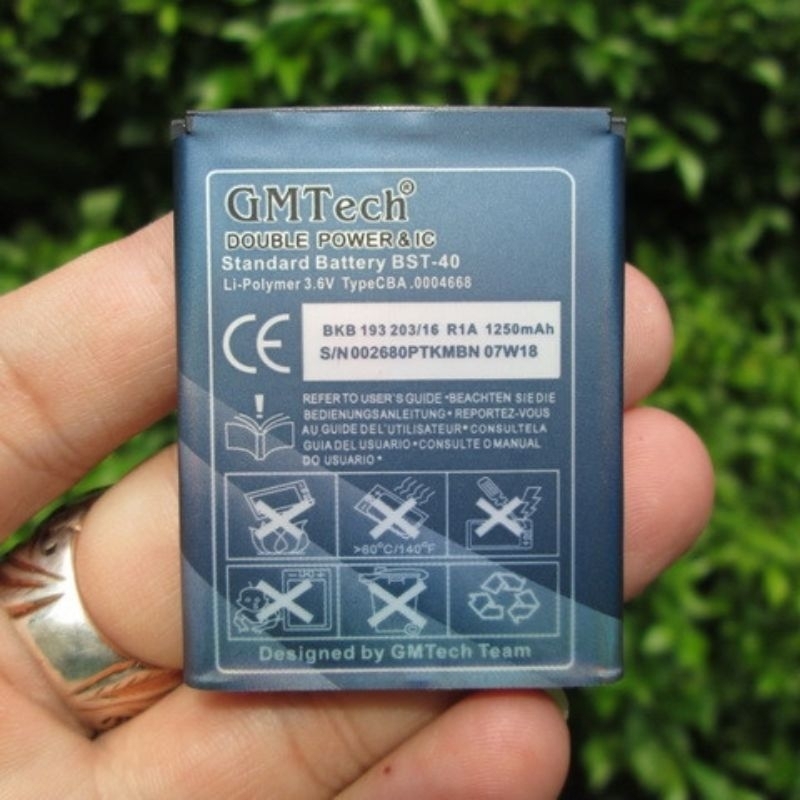 Batre Baterai Battery Sony Ericsson BST-40 untuk type P1i P990 W960