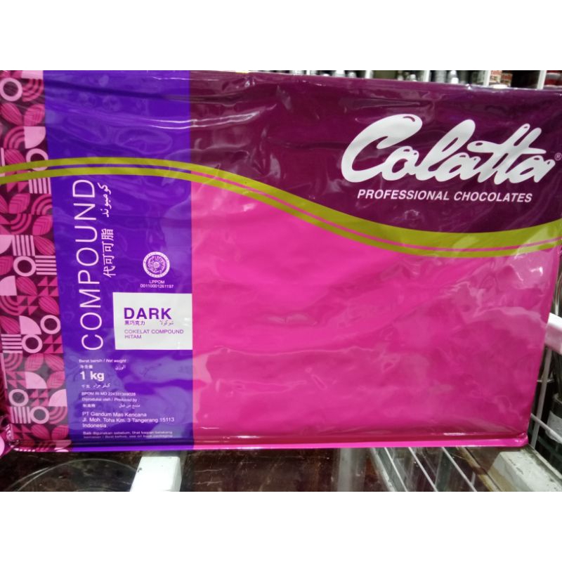 

COLLATA DARK CHOCOLATE COMPOUND 1 KG