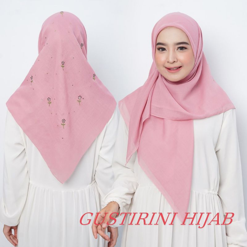 SEGIEMPAT PARIS BORDIR BUNGA SWAROVSKI/SEGIEMPAT PAYET BORDIR