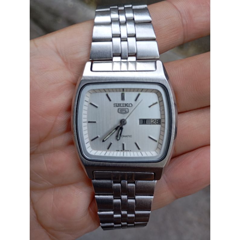 jam tangan seiko cal 7009 2040 tv kotak tank second bekas orignal