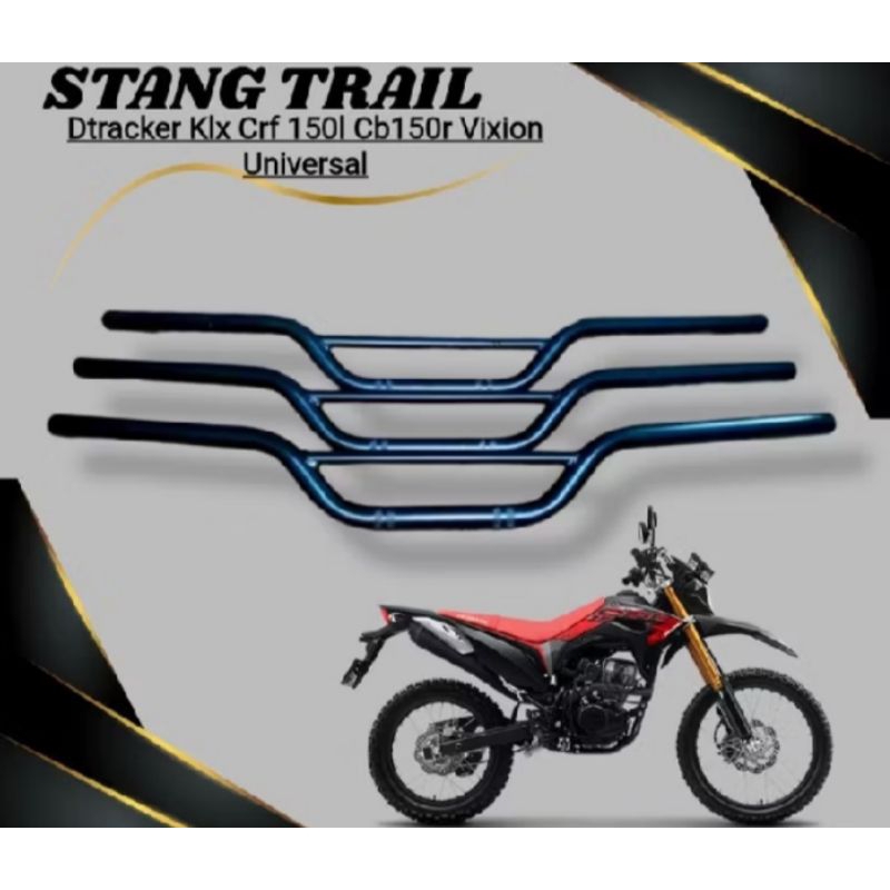 Stang Variasi Trail KLX D'Tracker CRF WR155 KTM - Stang Universal Semua Motor / Pipa besi tebal 2mm 