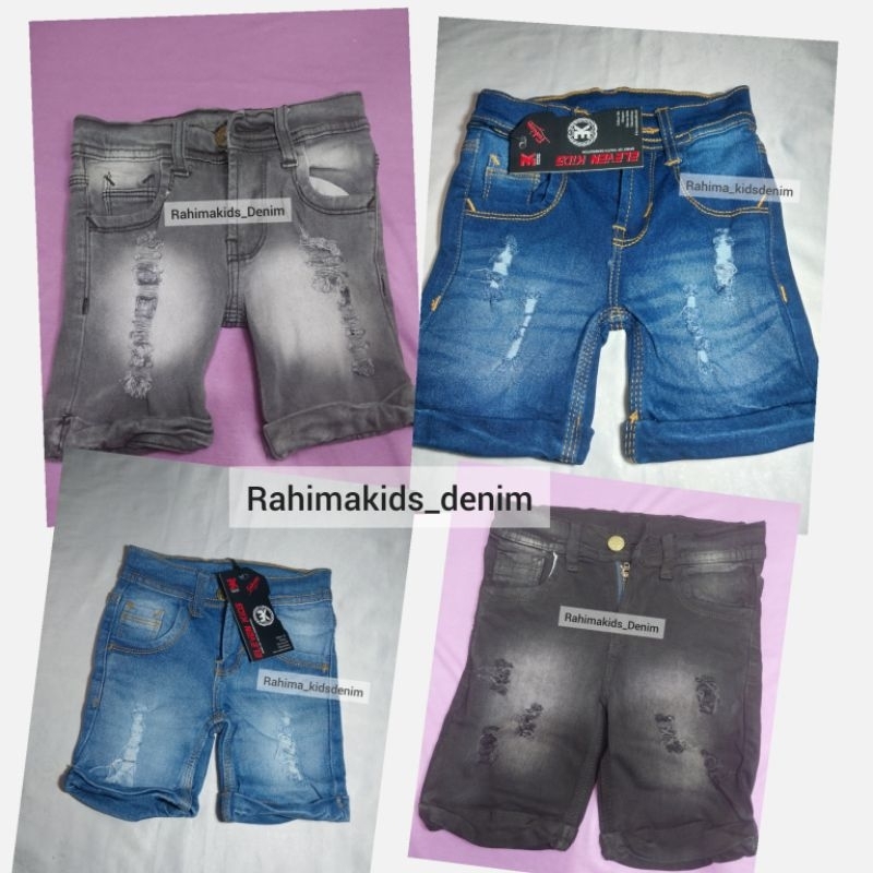 Celana Jeans Pendek Ripped Anak Laki Laki Celana Jeans Pendek Anak Cowok Usia 1 Tahun Sampai 12 Tahu