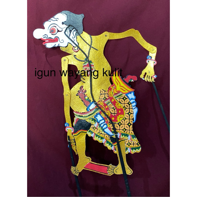 wayang kulit asli gareng/gareng wayang kulit
