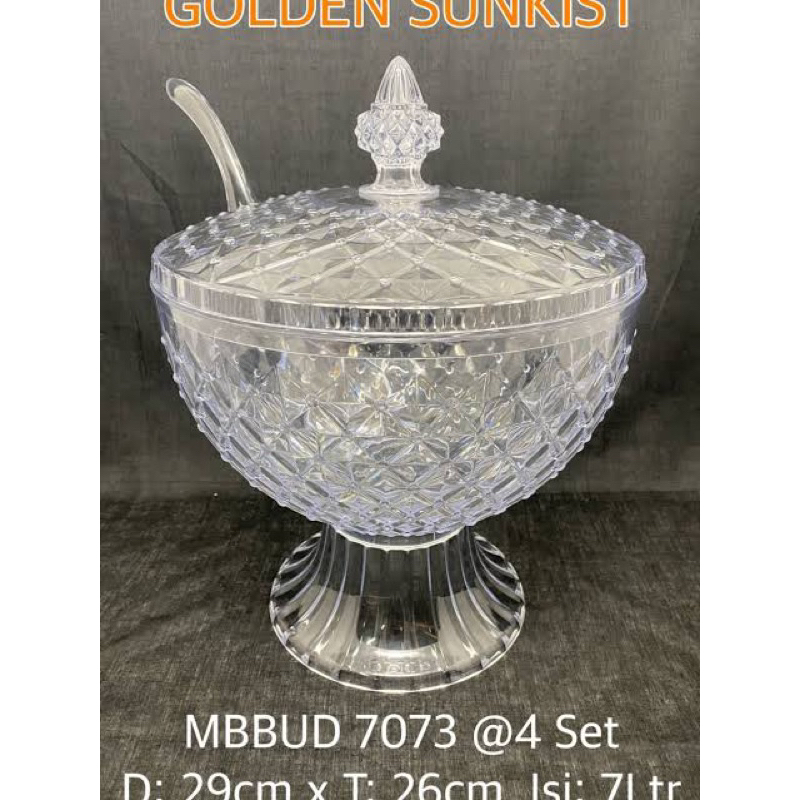 Mangkok Sop Buah Tempat Es Buah Set Gelas
