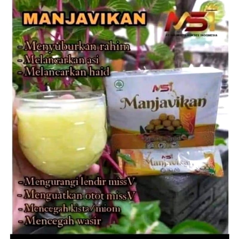 

MANJAVIKAN SERBUK HERBAL MSI 100%