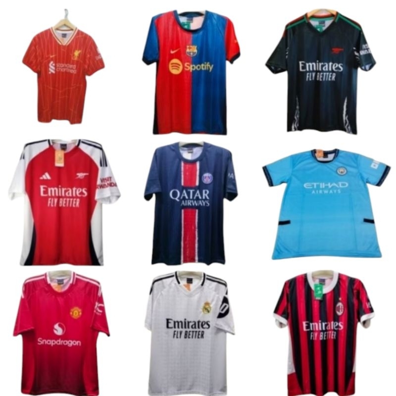 Auri Sport Jersey Klub Eropa Dewasa