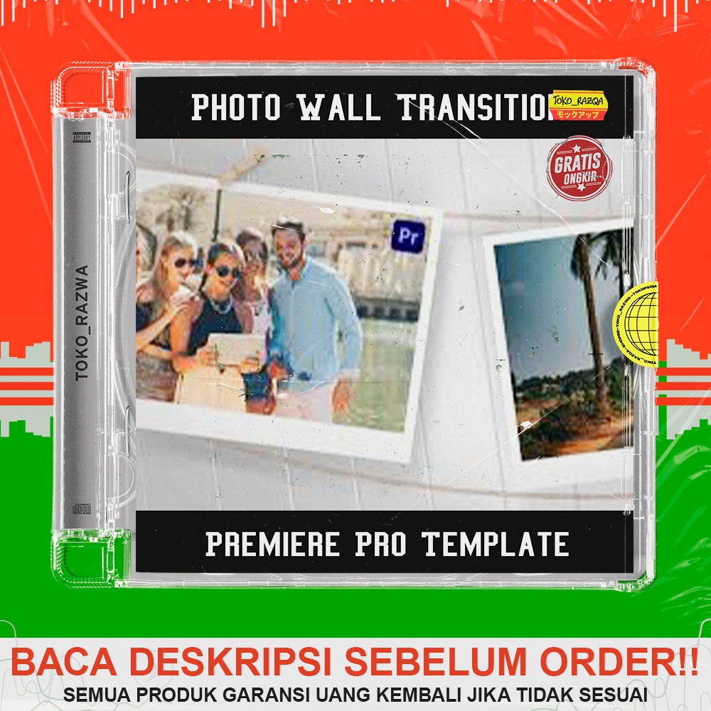 Premiere Pro Template - Photo Wall Transitions - 120225
