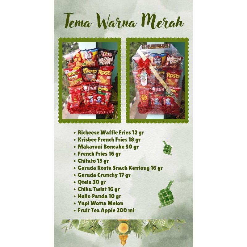 

Parcel snack lebaran untuk anak