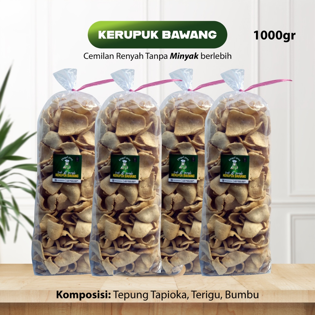 

HEMAT 2 - Kerupuk bawang - Tanpa minyak berlebih
