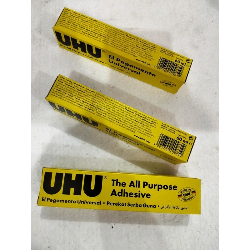 

LEM CAIR 60 ML MERK UHU LEM KERTAS LEM KAYU LEM KARTON LEM SIMPLE LEM PATEN