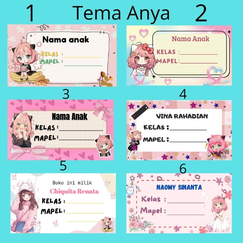 

(Banyuwangi) STICKER LABEL MAPEL