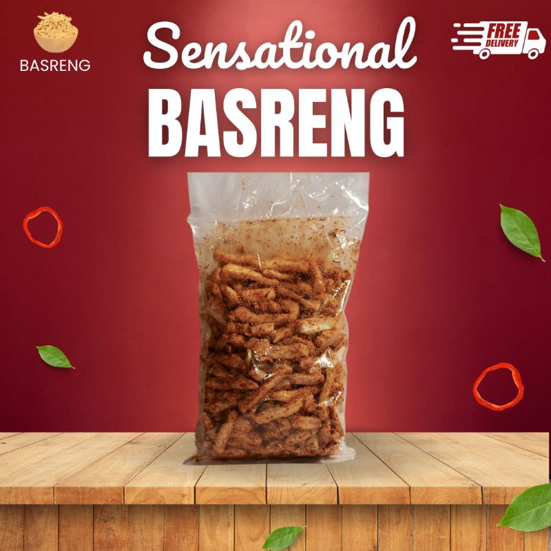 

Basreng Sensational Basreng Pedas Stik Daun Jeruk 500Gram