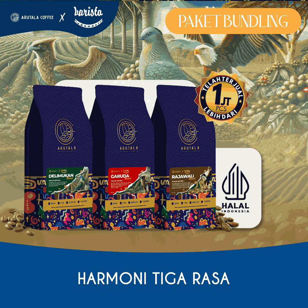 

Paket Bundling Arutala x Barista Indonesia - Harmoni Tiga Rasa