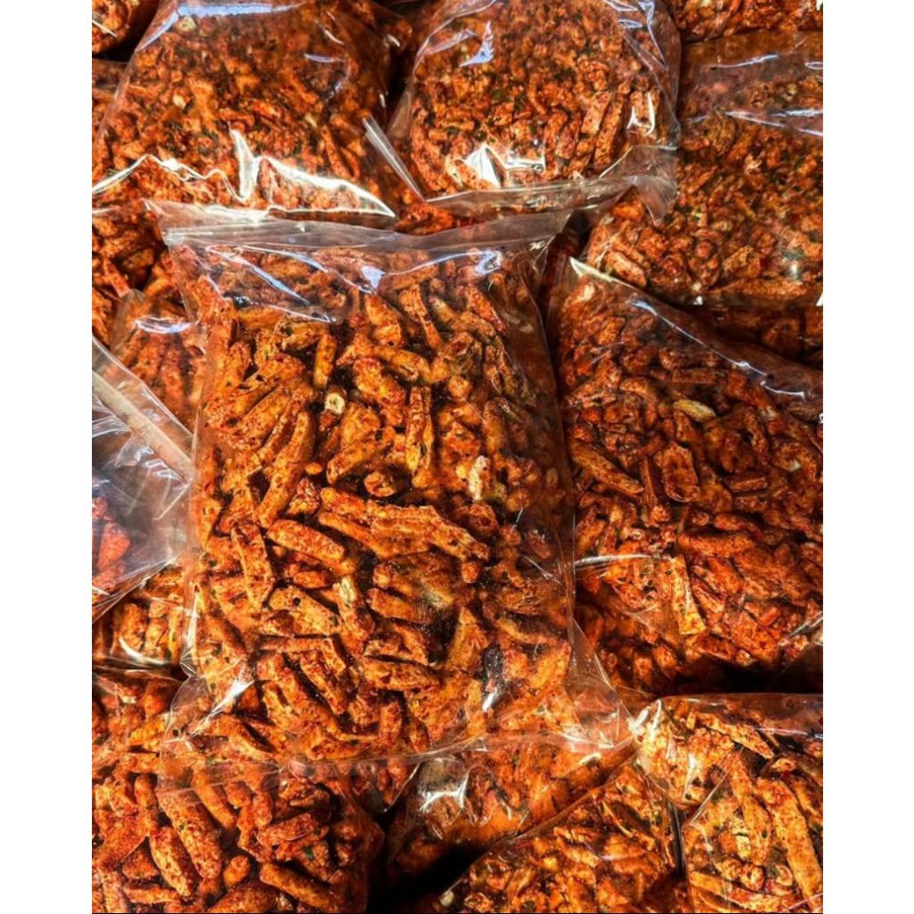 

basreng 1kg - basreng daun jeruk / basreng original / makanan pedas viral