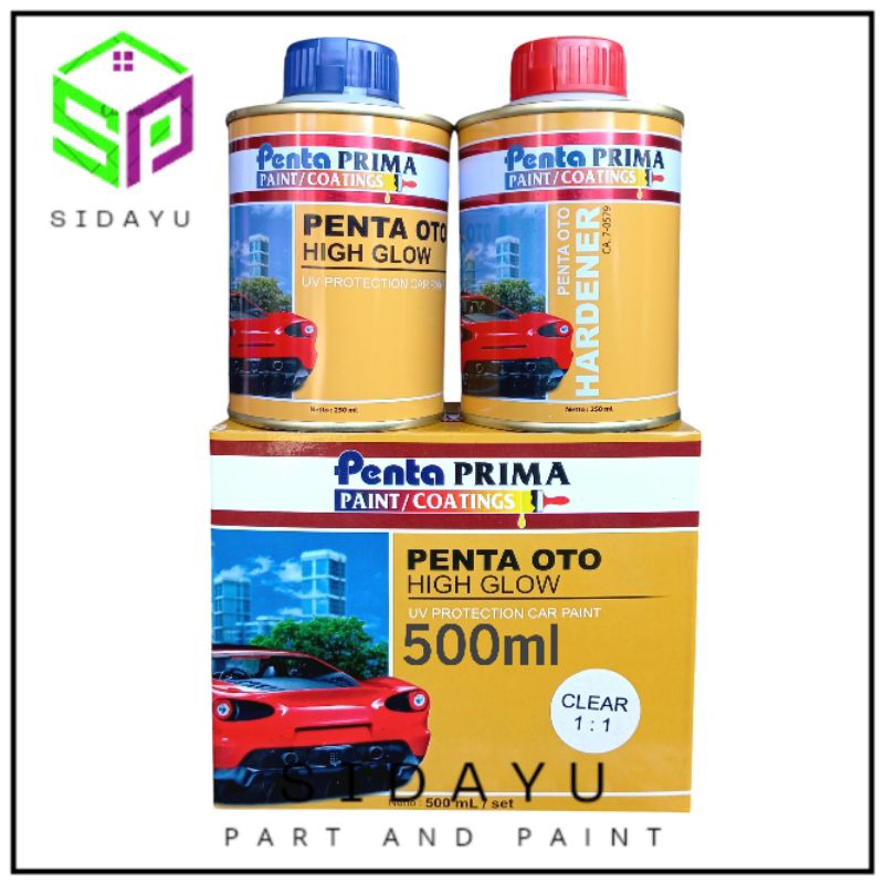 Cat Pernis Penta Oto Clear Gloss PU2K 500ml
