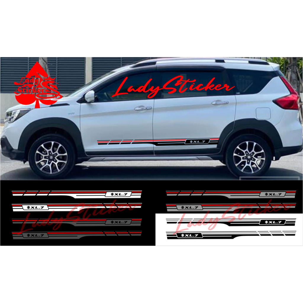 Sticker stiker mobil XL 7 cutting sticker mobil suzuki XL-7