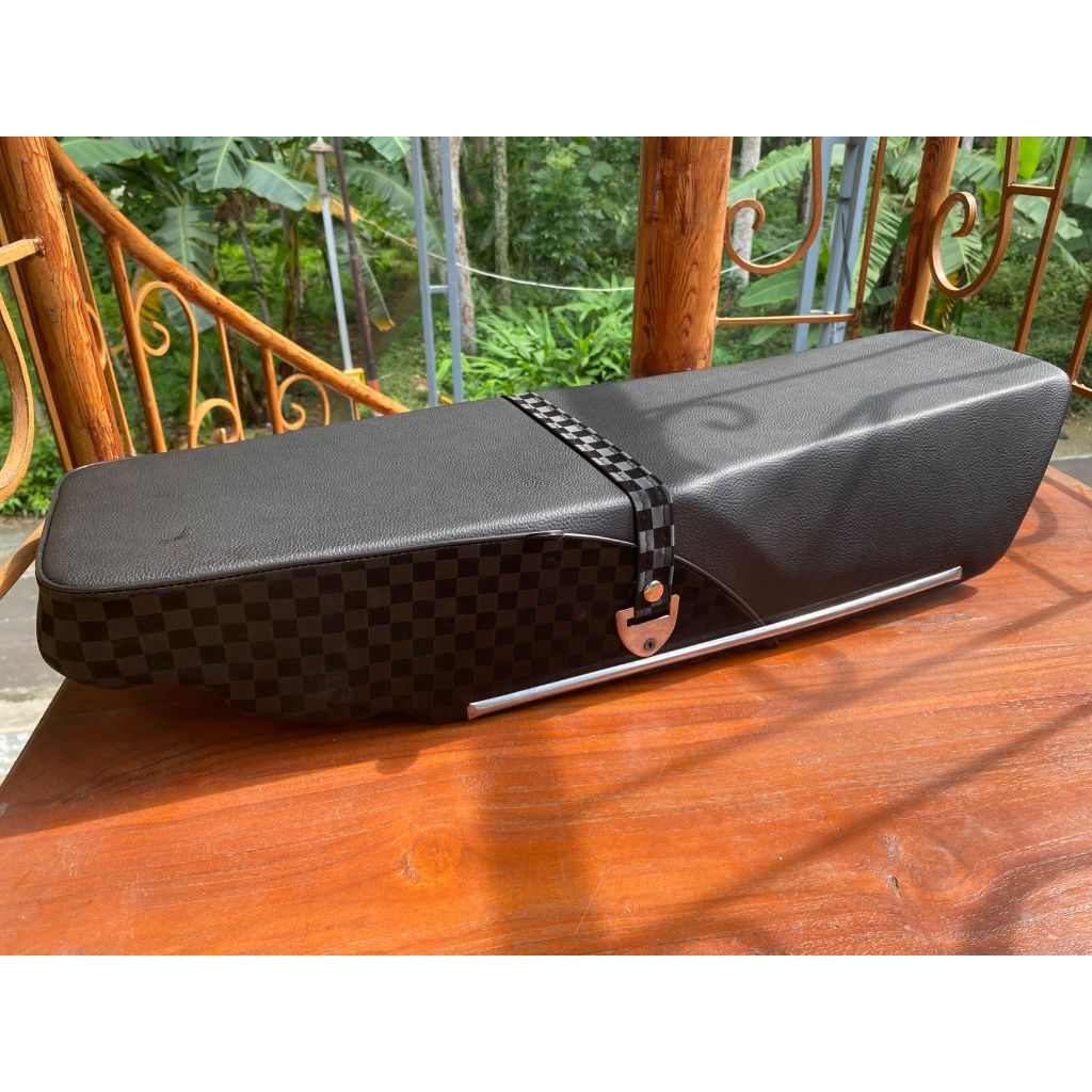 JOK MOTOR HONDA GL 100 MOTIF KOMBINASI MBTECH X CATUR 3D