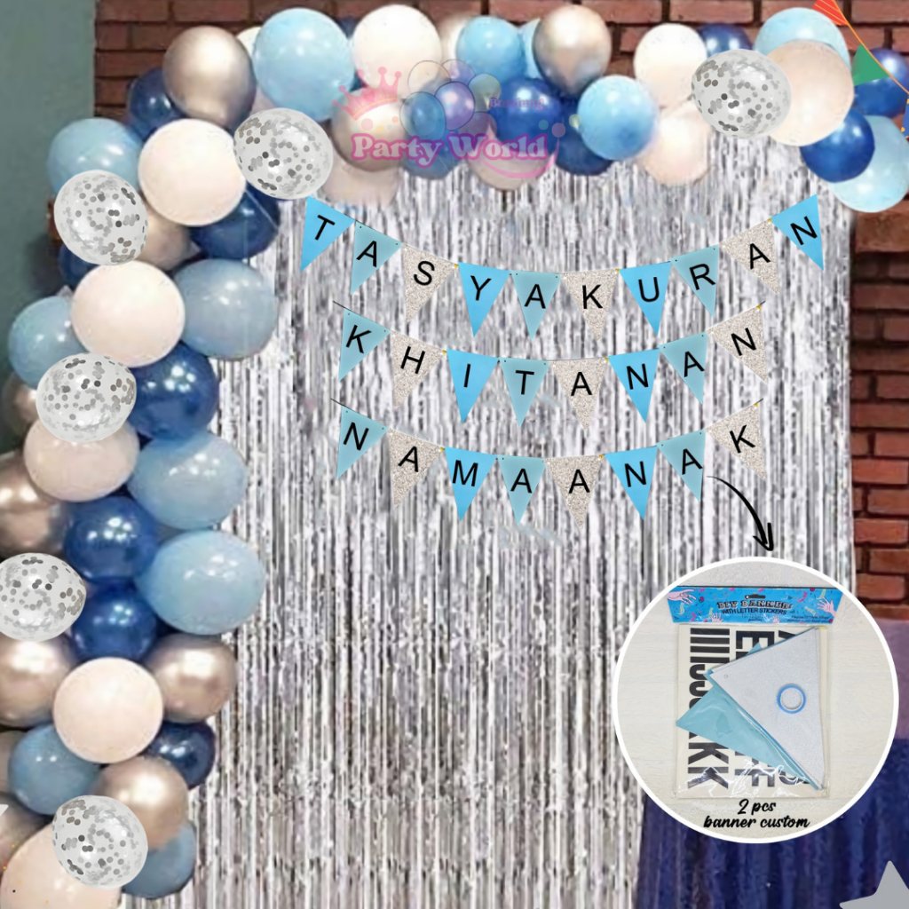 Paket Tasyakuran Khitanan / Aqiqah Custom Banner