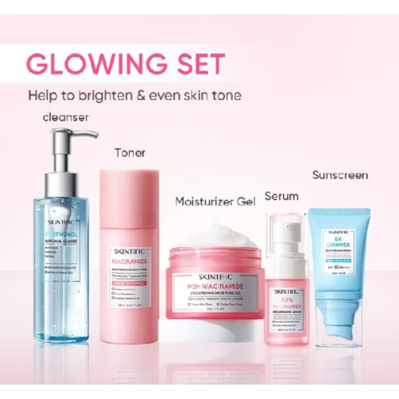 Skintific glowing set